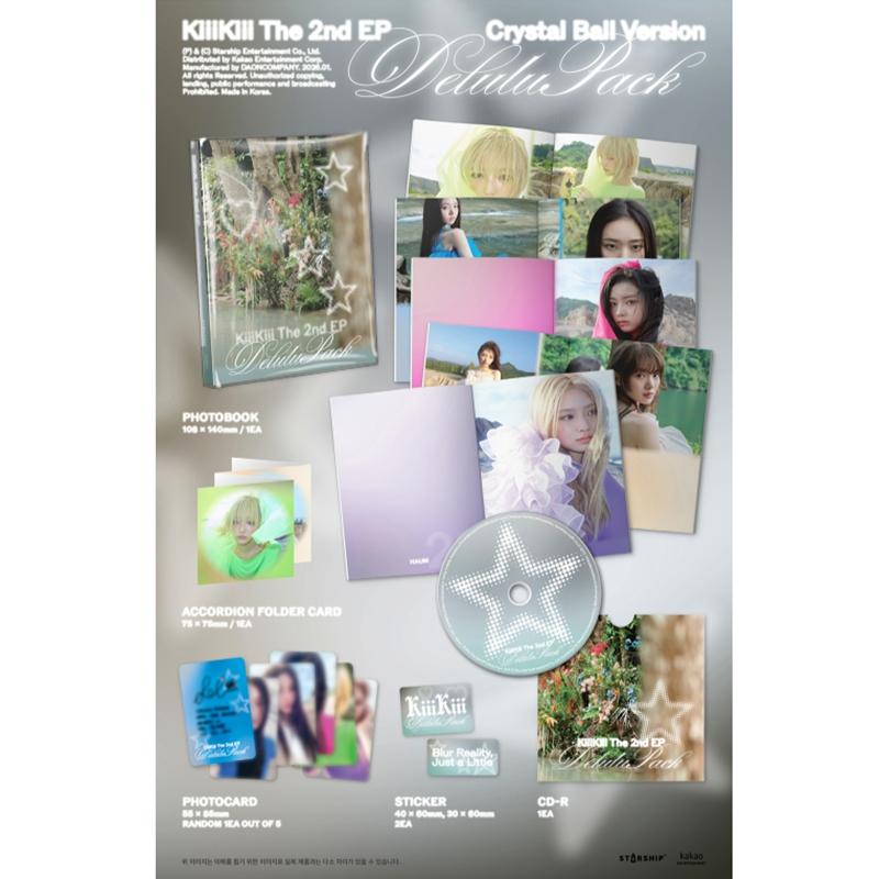 [Przedsprzedaż] [Losowanie] KiiiKiii Mini Drugi Album – [Pakiet Delulu] ZESTAW 3 SZT.