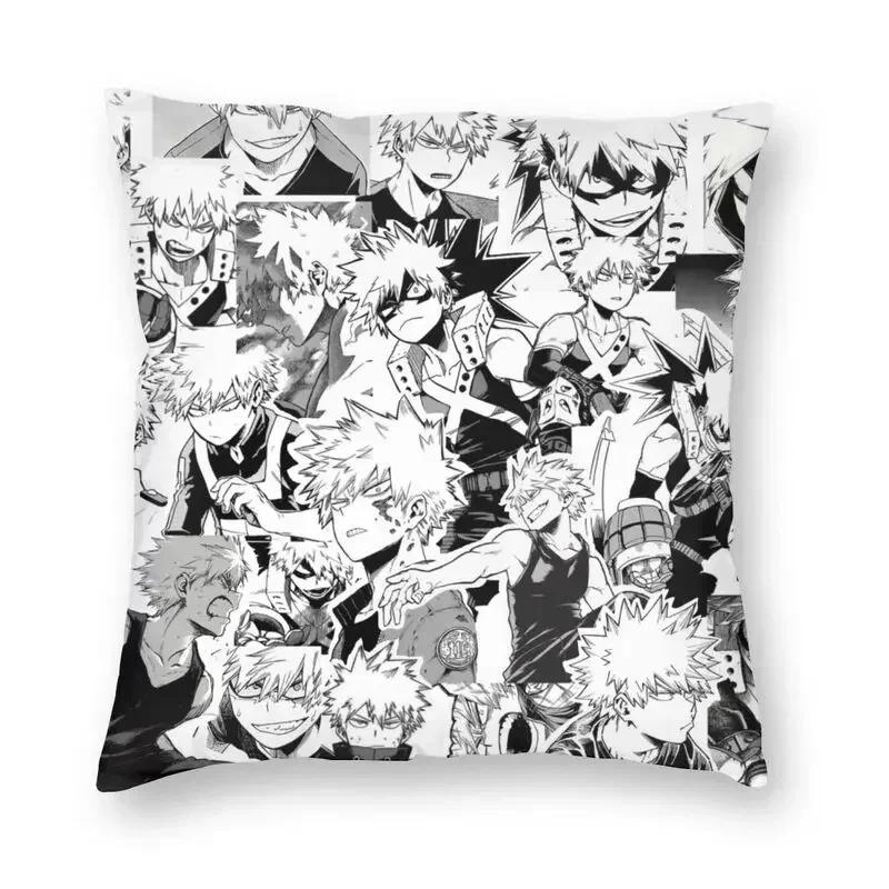 Nordic Style Anime Manga Himiko Toga Sofa Cushion Cover Polyester BNHA My Hero Academia Pillow Case Square Pillowcase Decoration