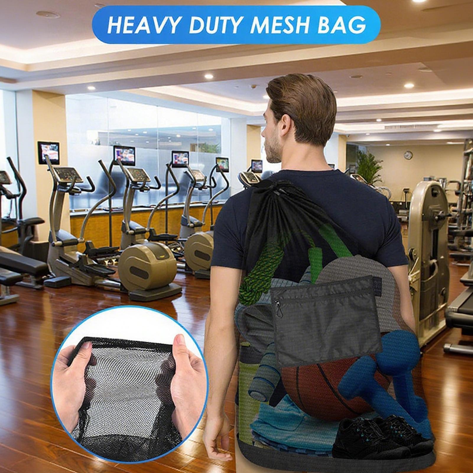 

Mesh Soccer Ball Bag Heavy Duty Basketball Net Organizer Bags Breathable Sports Equipment Storage Net Pouch For Sports Training China Mainland