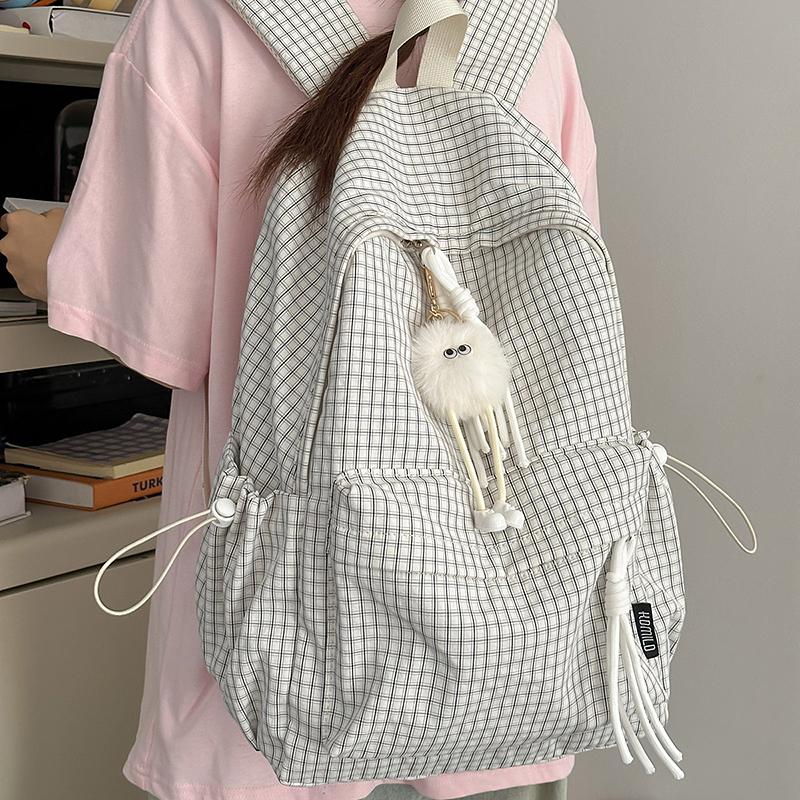 Rucksack Student Gestreift Rucksack mit großer Kapazität