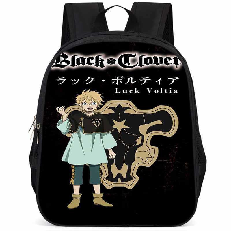 Sac à dos Black Clover 15 pouces Grande capacité Léger Tissu Oxford Pour Enfants