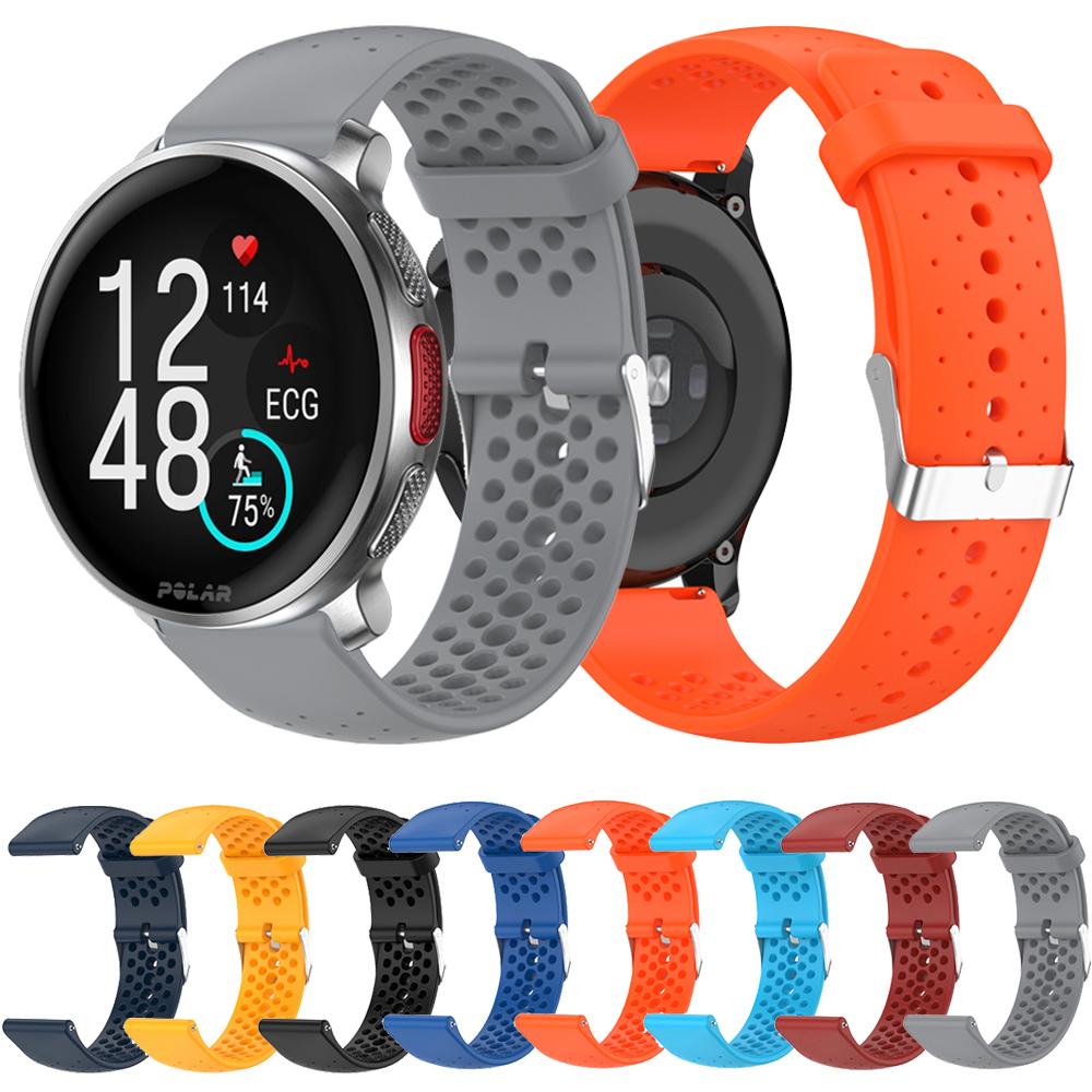 Sports Silicone 20mm 22mm Strap For POLAR IGNITE 2 Band VANTAGE V3 M2 M/UNITE/ GRIT X Watchband Replace Bracelet Belt Accessorie