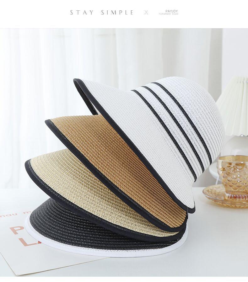 Japanese Style Fresh Lace Butterfly Knot Hat Women Summer Outing Large Brim Beach Hat Straw Hat Women Summer