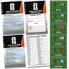 Weltmeisterschaft 2026 Tippspiel-Set, 2026 FIFA-Weltmeisterschaft Spielplan & Party-Spiel-Set, Turnier-Tippspiel-Plakat mit Teamkarten, Perfekt für Fußballfans Par
