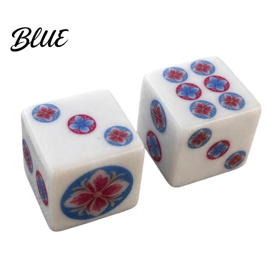 Board Game Dice Game Portable Mahjong Decorative Set 2Pcs 25MM for Table Casino Theme Party Mah Jongg Accessories Gift