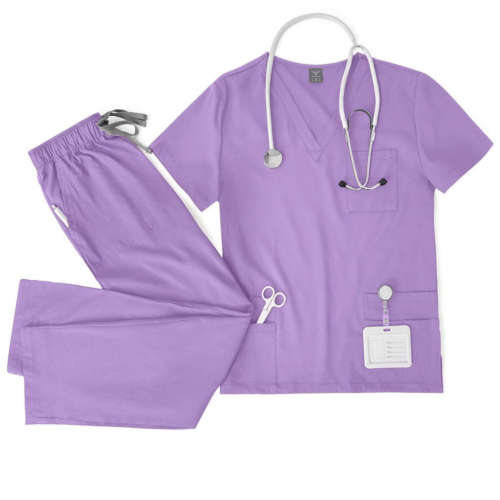 Veterinarian Workwear Set: Operating Room Gown for Nurses and Dental/Oral Surgery Procedures.