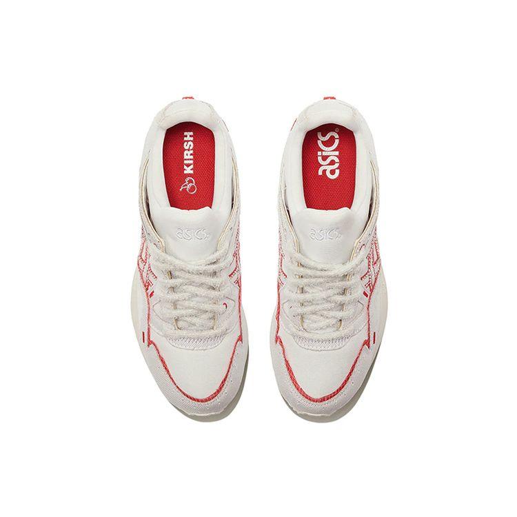 KIRSH X ASICS Gel Lyte 5 Incomplete Unisex Sneakers Cream Fiery-Red 1203A363-100