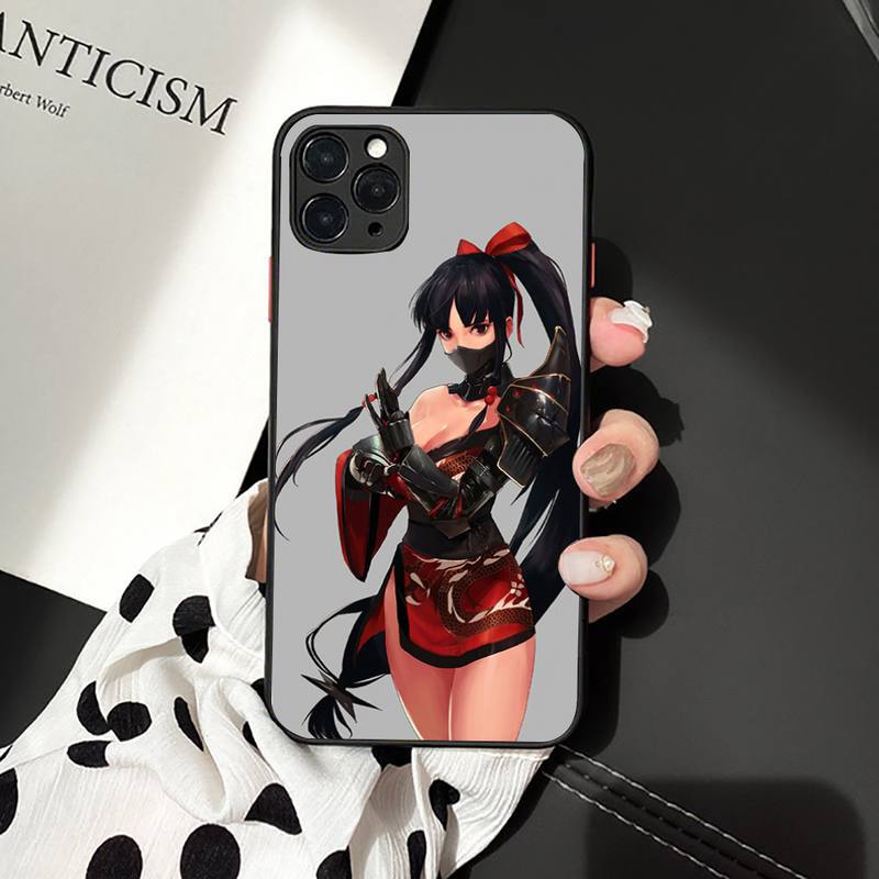 

Чехол для телефона «Аниме девушка самурай» для iphone 13 8 7 6 6S Plus 5 5S SE 2020 12pro max XR X XS MAX 11 Fundas Coque Funda Shell iphone 13promax