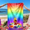 PAC Print Beach Towel, Versatile Lightweight Absorbent Beach Towel for Pool Surf Yoga Bathroom, Perfect Birthday Holiday Gift