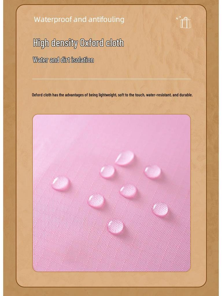 Extra Large Japanese Trolley Bag - Solid Color, Foldable, Round Label, Travel & Quilt Storage