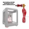 CR10 Red Extruder Hotend Kit External Threaded Connection 3D Printer Accessories(12V 40W)