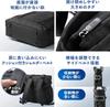 Sanwa Direct 3-Way Tote Bag, 15 Pockets, A4/15.6-inch Laptop Storage, Adjustable Handle Length, 200-BAG172BK (1 Bag)