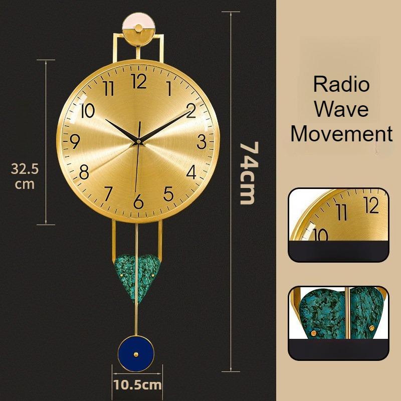 Modern Wall Clock Decorative Wall Watch Elegant Luxury Large Living Room Clocks Minimalist Silent Aesthetic Pendulum Watches