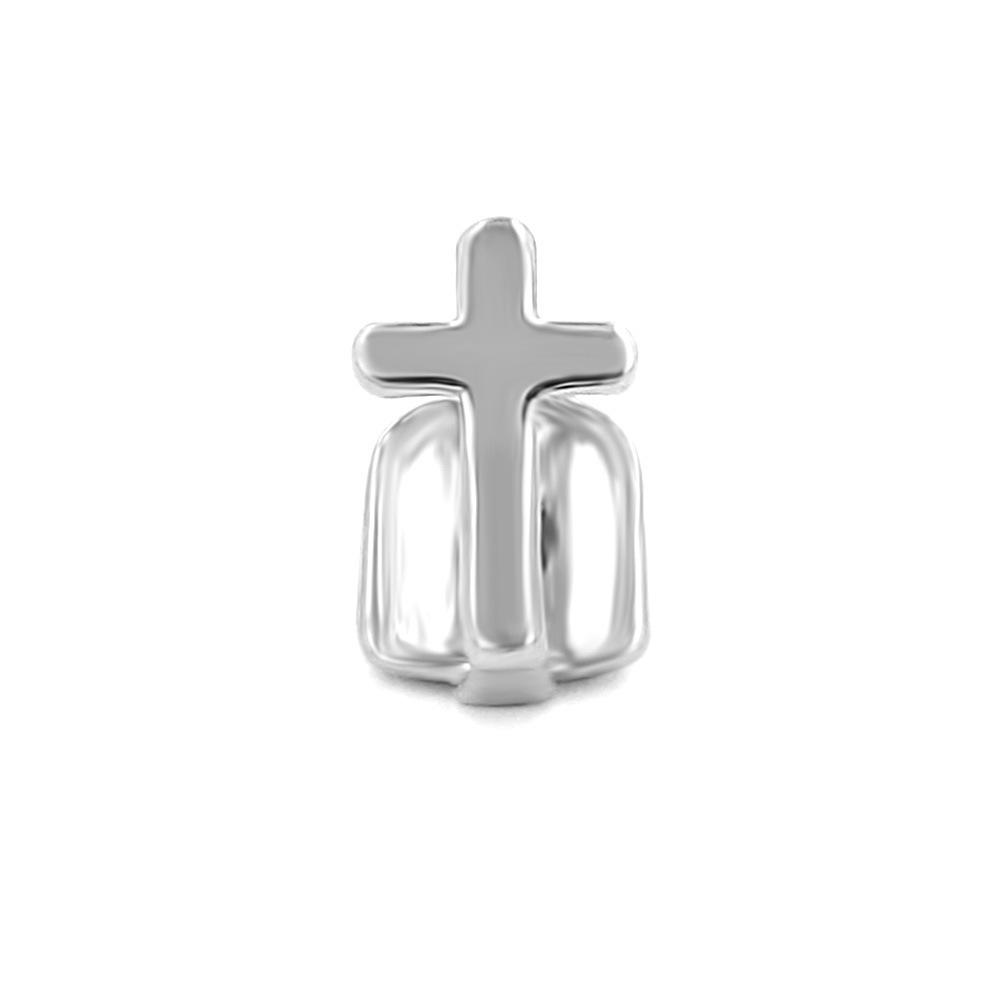 Zircon-Encrusted Copper Grillz: Halloween Bling Gold Tooth