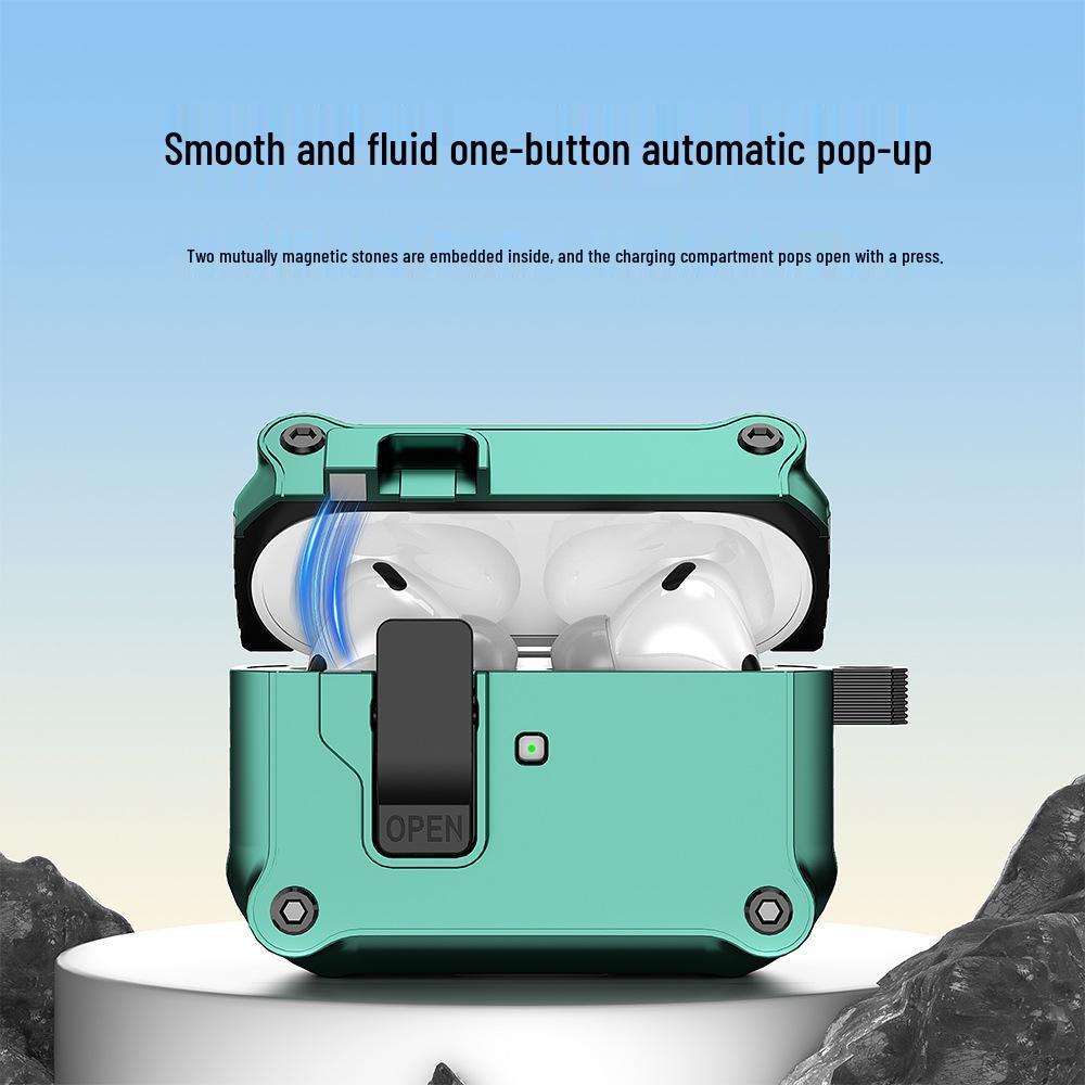 AirPods Pro 3 & 4 Protective Case with Switch Pop-Up Feature