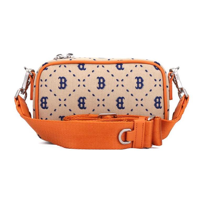 New MLB Polyester Combo Bag Camera Bag Shoulder Bag Crossbody Bag Regular Women's Brown 3ACRS013N-43SAL