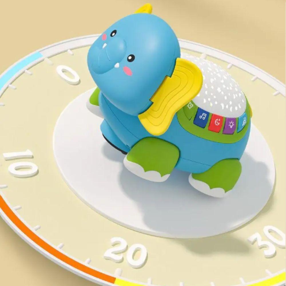 Timer Function Crawling Elephant Colorful Light Up Baby Crawling Toys  Tummy Time