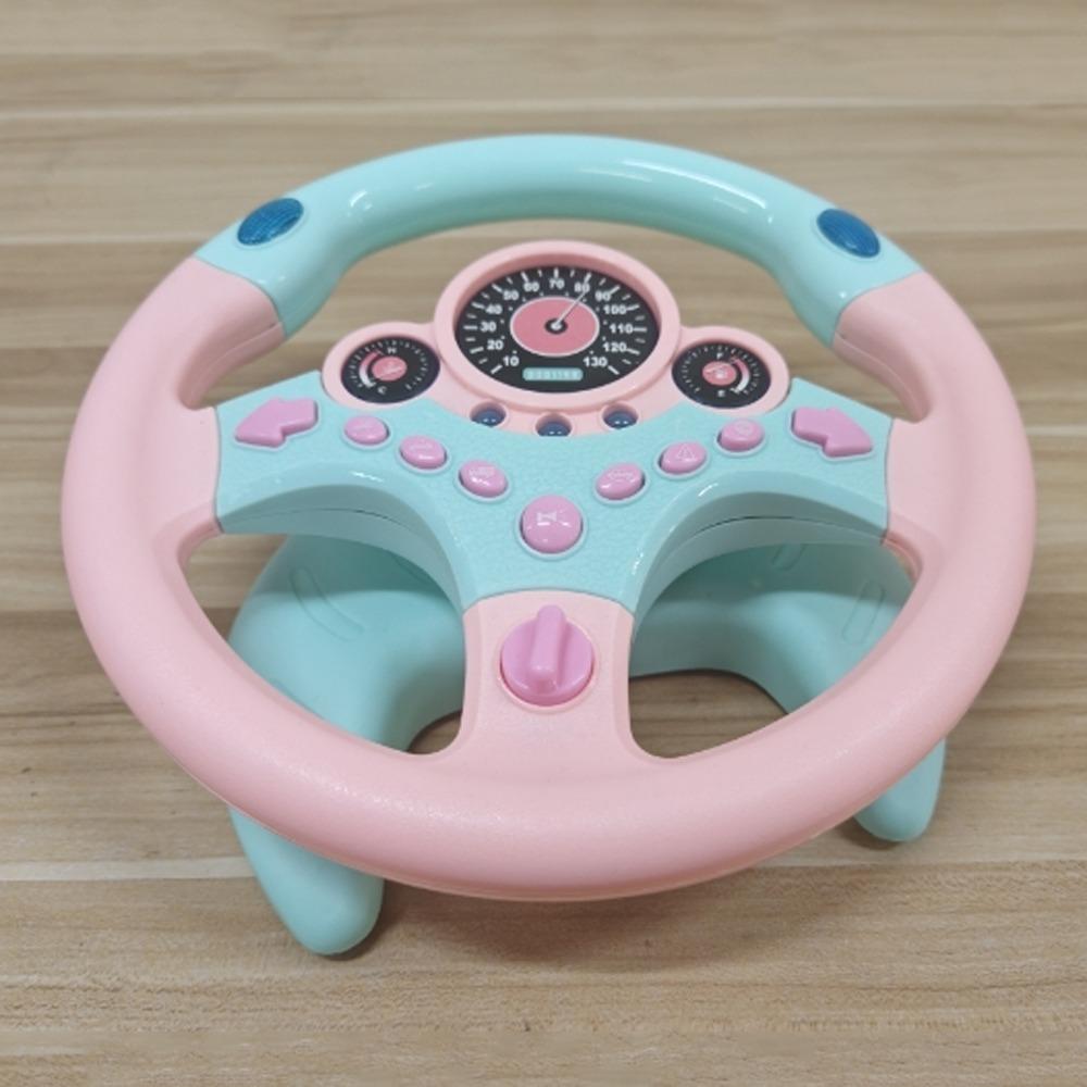 Multi Functional Simulation Steering Wheel Toys Montessori Simulate Driving Car Toy  Kids Toys