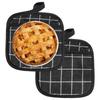 Kitchen Potholders Pad And Stove Oven Gloves Heat Resistant Thermal Anti-heat Take  Pot Cooking Baking Gloves Insulation Pad