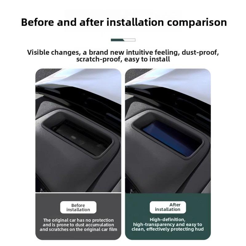 Suitable for Zeekr 7X 2026 HUD Cover and Trument Dust Cover Car Accessories