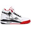 Nike Flight Legacy Slip Resistant Abrasion Resistant Mid Top Vintage Basketball Shoes Unisex Red White BQ4212-100(Team113-S-BOX)