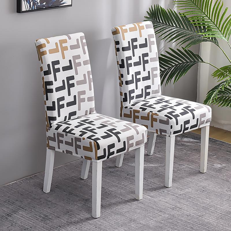 Chair Covers Set Of 1/2/4/6 Pcs, Parson Chair Slipcovers For Dining Room, Removable Kitchen Chair Cover For El And Ceremony
