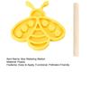Bee Watering Station Insect Water Feeder Cup Butterfly Feeder with Wooden Stake Bee or Ladybug Shape Drinking Station for Garden Pollinators