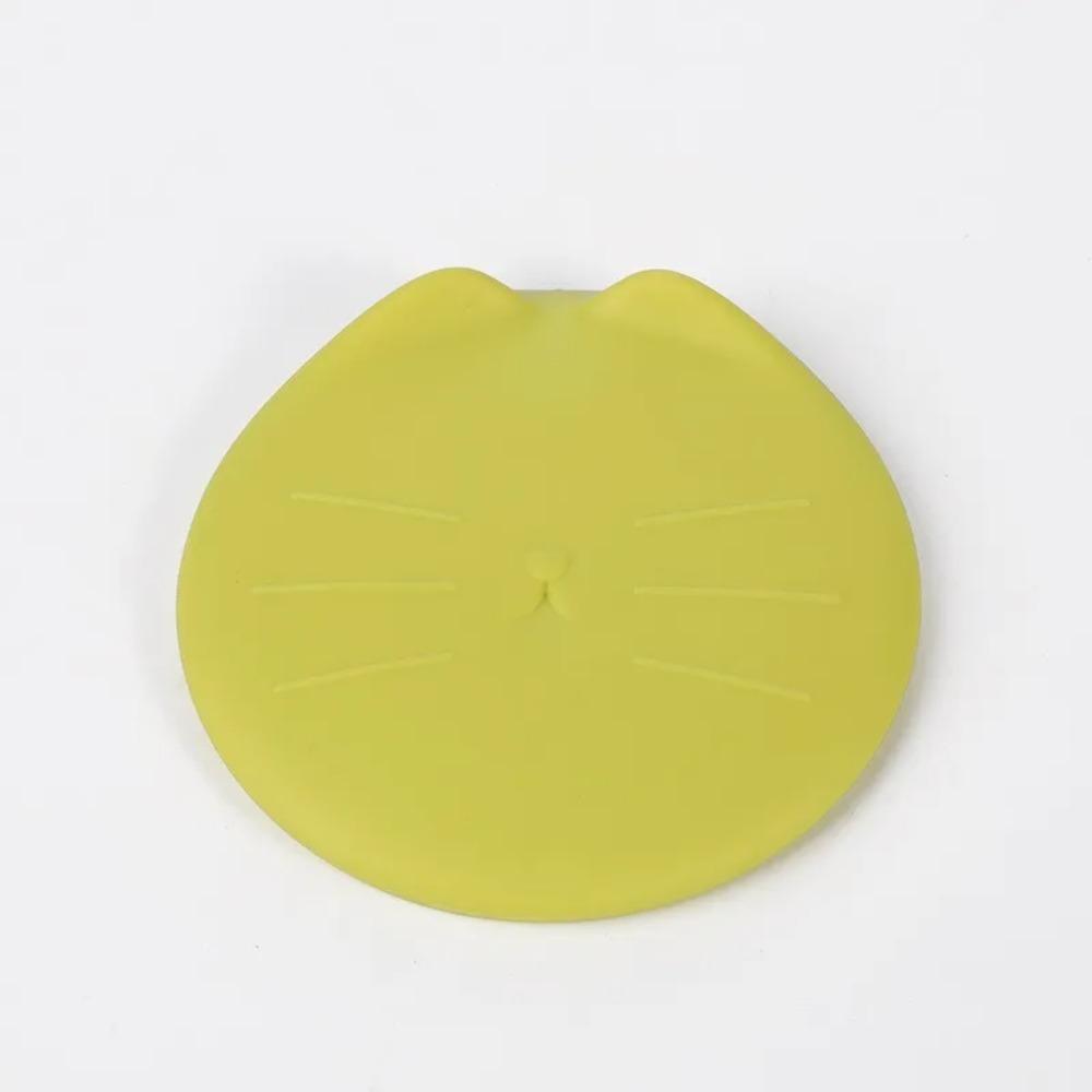

Universal Silicone Pet Canned Food Lid, Reusable Airtight Keep Fresh Tin Cover Design, For Dog Cat Wet Food Storage Use зелёный
