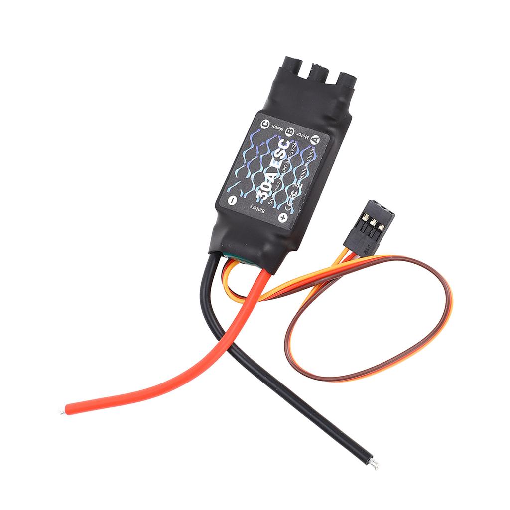 30A Brushless ESC 2?4S Electric Speed Controller with 5V 2A BEC for RC Fixed Wing Aircraft for F450