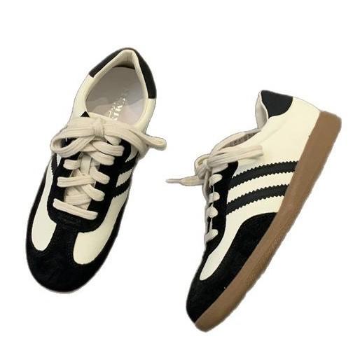 Dexun shoes women's flat-bottomed casual sports board shoes 2025 new spring and autumn Forrest Gump shoes versatile little white shoes niche sing