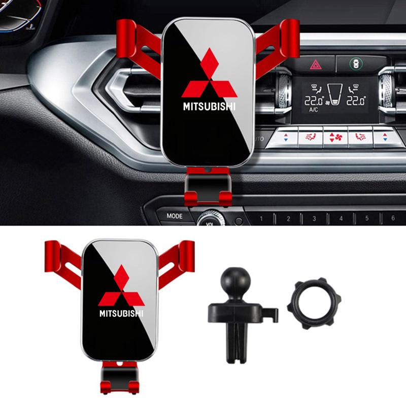 Universeller Handyhalter Auto Smartphone Ständer Clip für Mitsubishi Pajero Sport Eclipse Cross L200 Colt Delica Ralliart Triton Auto QC3