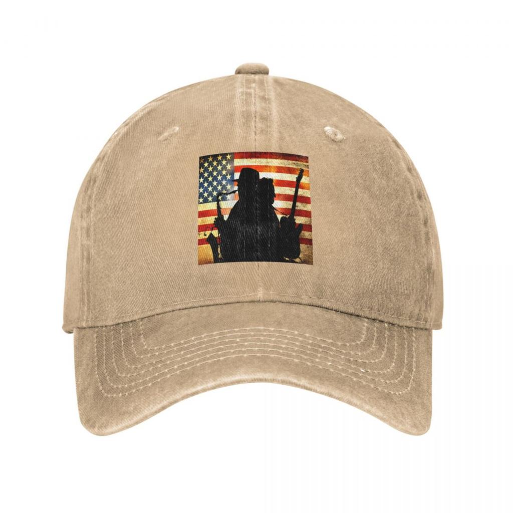 Bruce Best Springsteen Baseballkappe Used Denim Gewaschen Heartland Rock Kopfbedeckung für Männer Frauen Outdoor Verstellbare Kappen Hut