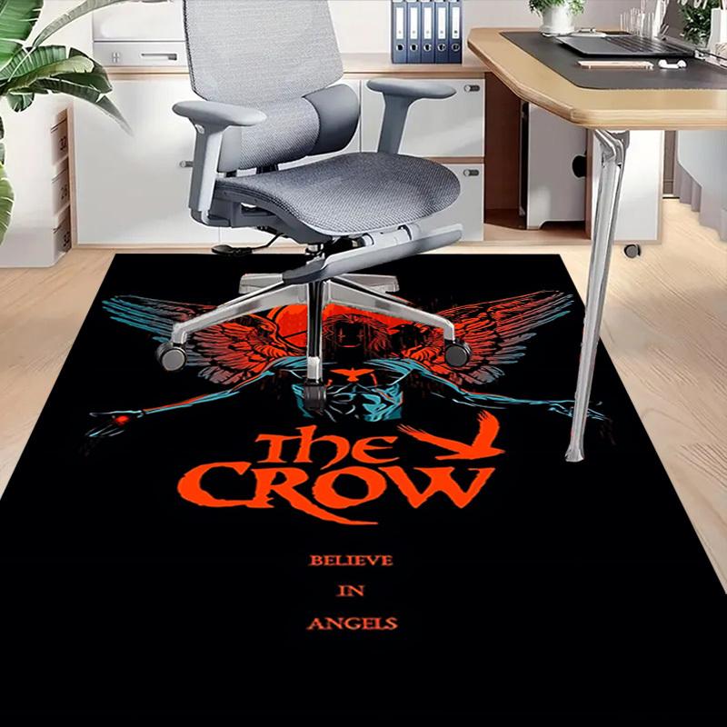 1pc The Crow Carpet, Office Rug Outdoor Mat Home Decor Area Carpet Festival