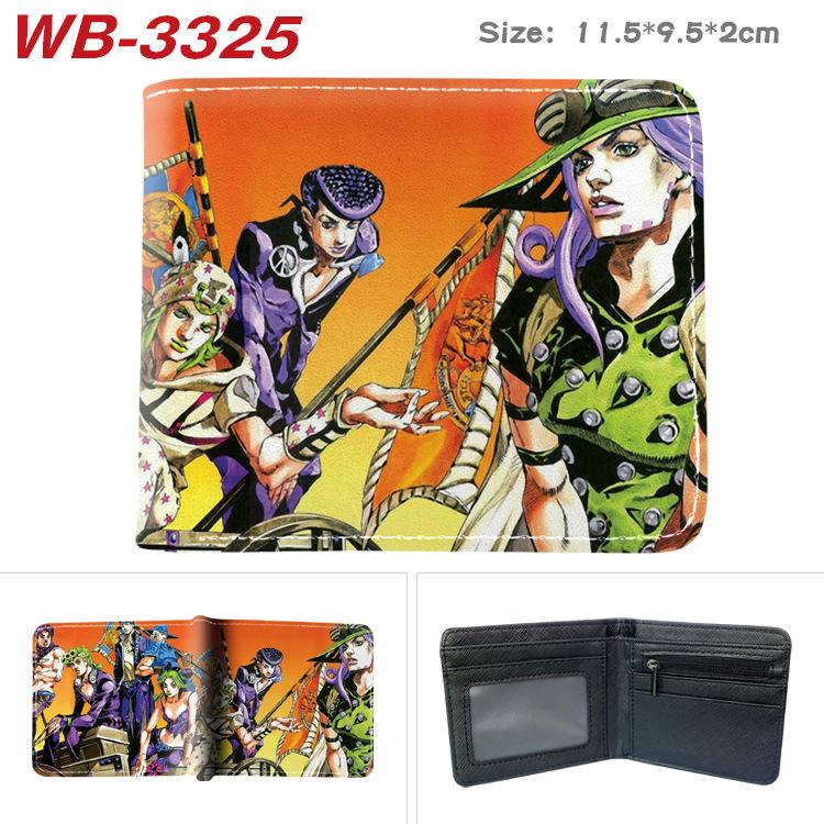 Кошелек JoJo s Bizarre Adventure Кошелек из искусственной кожи с отделением для карт и карманом для монет 2 fold
