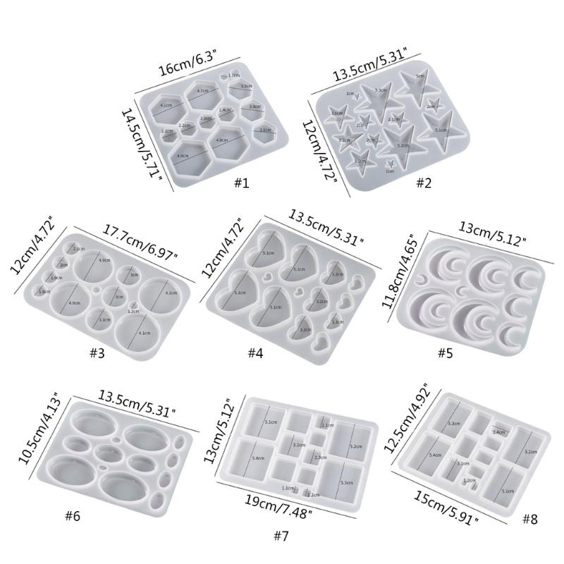 Oorbelhanger epoxy siliconen mal 3D gietmal DIY knutselaccessoires hars mal sieraden maken accessoires