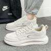 Summer Men'S Shoes New Breathable Mesh Shoes Canvas Shoes Boys Korean Version Versatile Little White Shoes Platform Sports Board Shoes Trendy Shoes