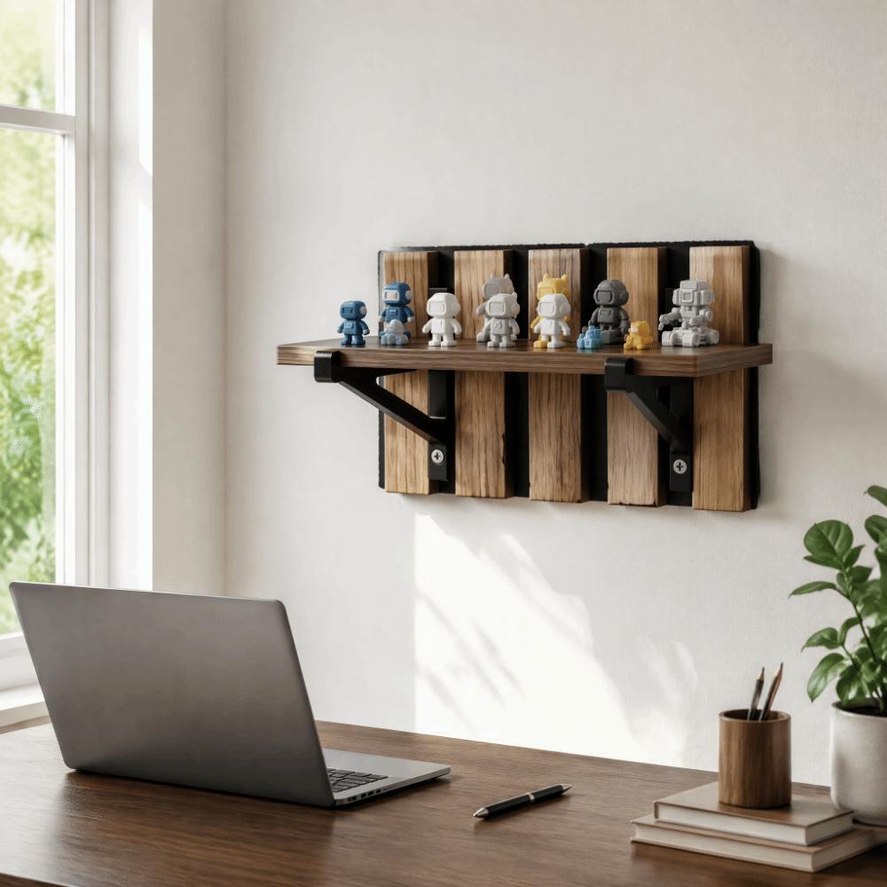 3D Printed Acoustic Panel Shelf Easy Installation Sound Absorbing Board Bracket Noise Reduction