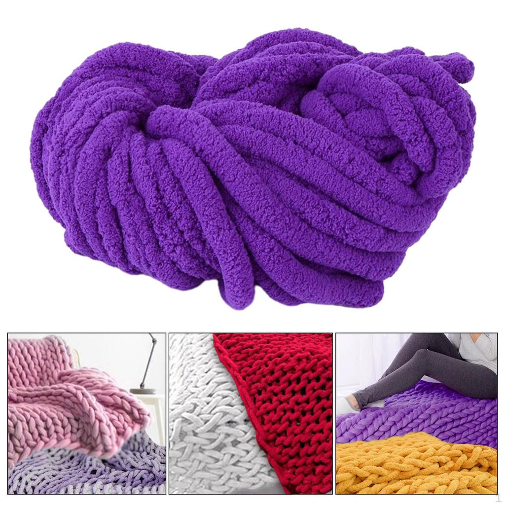 Chenille Yarn for Arm Knitting, Great Crafting Blankets and Cushions