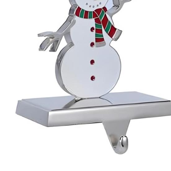 Christmas Stocking Holders for Mantel Non-Slip Heavy-Duty Metal Hooks Stable Display Stand Reindeer Santa Snowman Tree Decorations