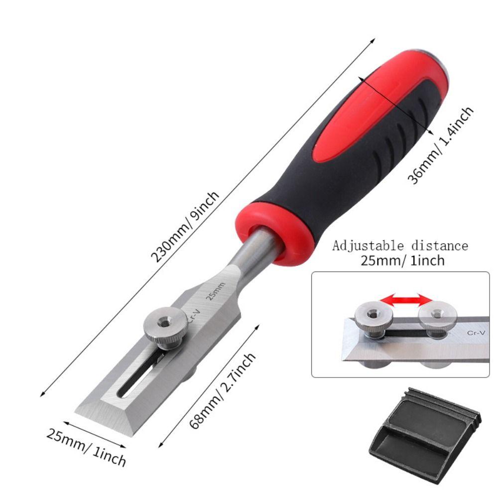 9 Inch Wood Carving Tool with Limiter Flat Spatula Durable Manual Plow Bit  Woodworking