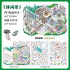 4/8 Pcs Cartoon Miniature Scene 3D Landscaping Stickers DIY Cabin Scene Stacking and Pasting Hand Account Cute Gift