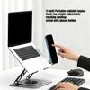 Portable Foldable Laptop Stand With 360 Degree Rotations And Double Axises Height Adjustment For 11 To 17.3Inch Devices