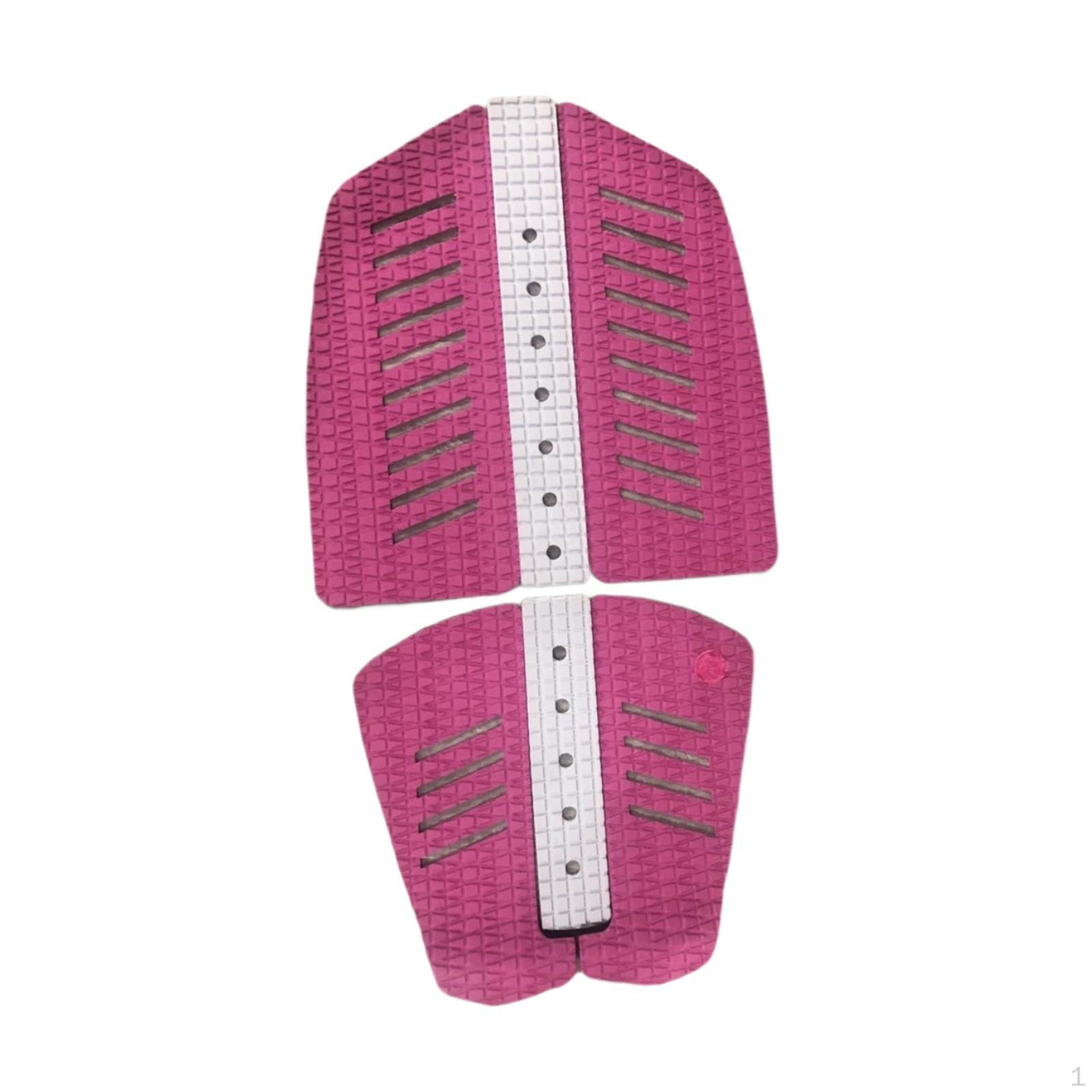 

6 накладок на рукоятку доски для серфинга для улучшения устойчивости и контроля розовый