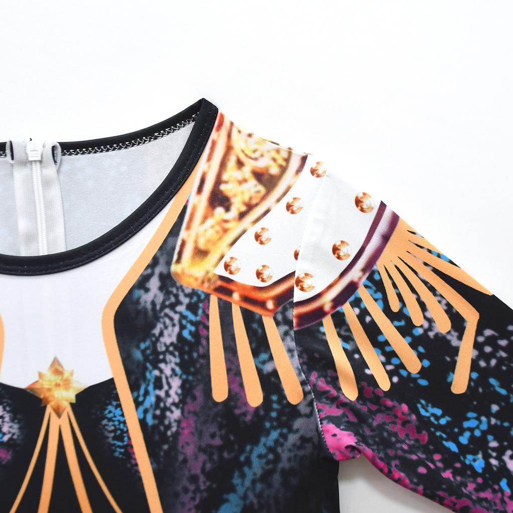 Children's Fun Printed Half Body Skirt Pants And Jumpsuit