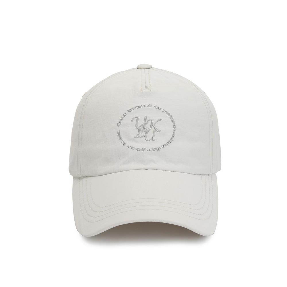ULUK Lucida C Embroidered Nylon Ball Cap Warm Gray