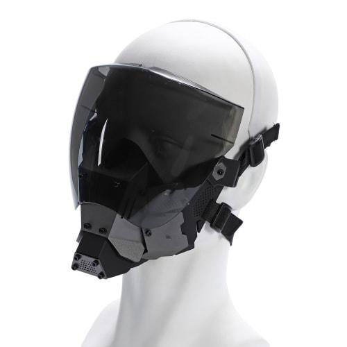 Gutenam Cyberpunk Cosplay Helmet Full Face Mask Costume Airsoft Halloween Costume Toy Unisex