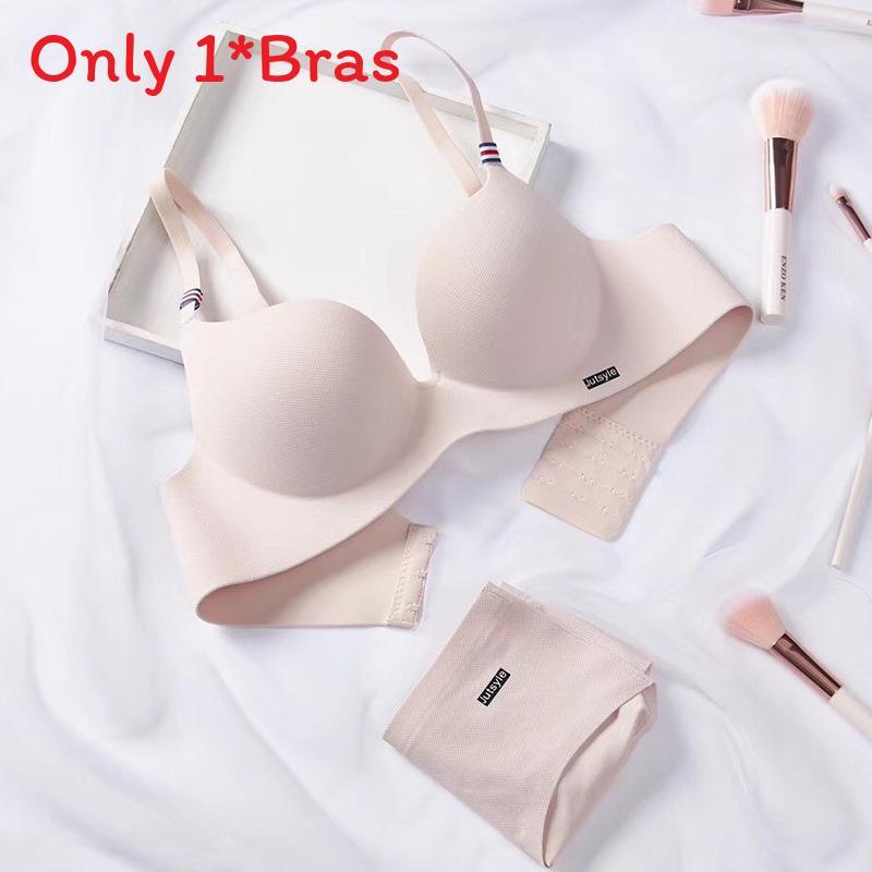 Seamless French Style Girls Push Up Bra With Breathable Nylon For Comfort And Support