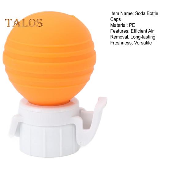 Silicone Soda Bottle Caps Leak Proof Pump Cap Saver Stopper Lid for Carbonated Drink Air Pump Cap for Most Beverages