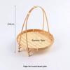 Handmade Chinese Bamboo Tea Pastry Basket