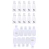 Nail Removal Tweezers Nail Soak-Off Clips 10 Fingers + 10 Toes 1 Set White